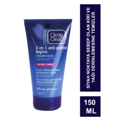 Clean & Clear 3´ü 1 Arada Temizleme Jeli 150 ml