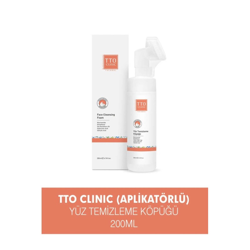 TTO Yüz Temizleme Köpüğü ( Aplikatörlü )  200 ml