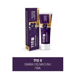 TTO X Samba Kara Mürveli Ferah Nefes Diş Macunu 75 ml