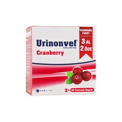 Tab İlaç Urinonvef Cranberry 3x30 Kapsül | 3AL2ÖDE