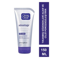 Clean & Clear Advantage Akne Karşıtı Yüz Temizleme Jeli 150 ml