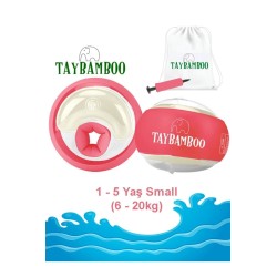 Taybamboo Classıcs Yuvarlak Üç Hava Odalı Yüzme Yardımcısı Kolluk - Pembe - Small (1-5 Yaş 6-19kg)