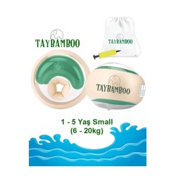Taybamboo Classıcs Yuvarlak Üç Hava Odalı Yüzme Yardımcısı Kolluk  - Yeşil - Small (1-5 Yaş 6-19kg)