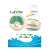 Taybamboo Classıcs Yuvarlak Üç Hava Odalı Yüzme Yardımcısı Kolluk  - Yeşil - Large (6-14 Yaş 19-40kg)