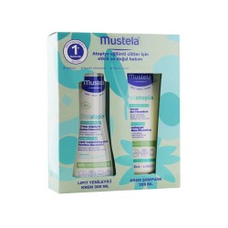 Mustela Atopiye Eğilimli Ciltler İçin Set ( Lipit Krem 300ml + Krem Şampuan 200ml )