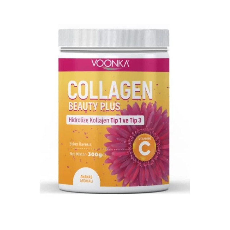 Voonka Collagen Beauty Plus - Ananas Aromalı - 300gr