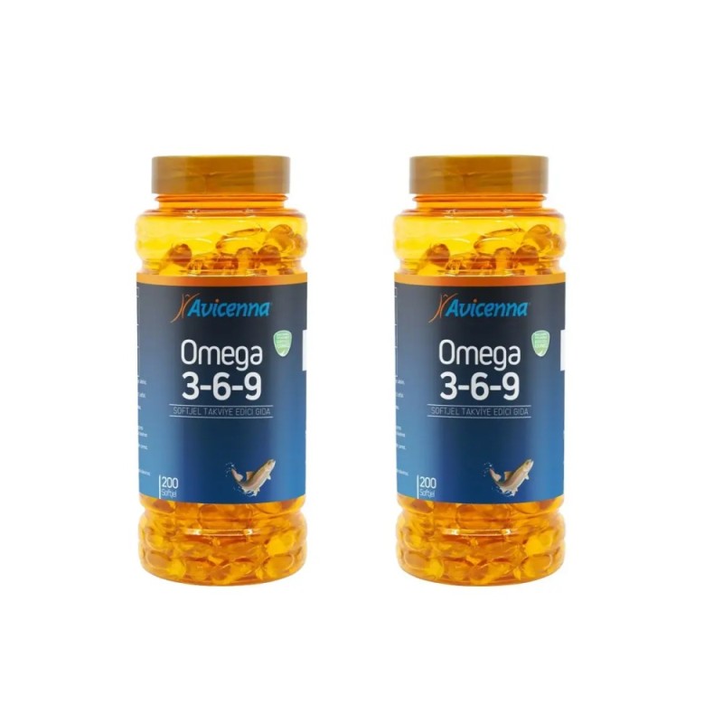 Avicenna Omega 3-6-9 200 Yumuşak Kapsül x 2 Adet