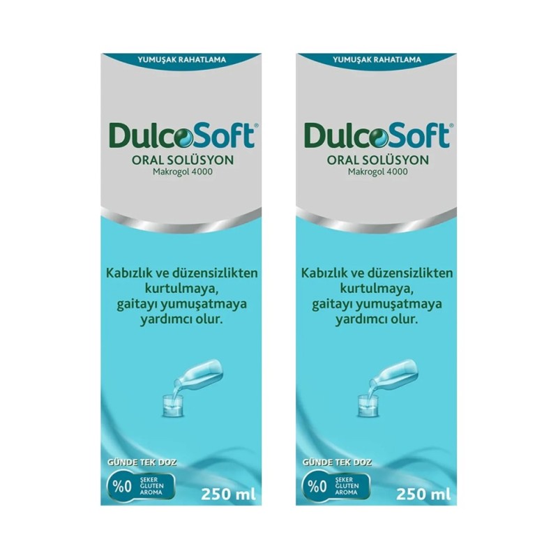 Dulcosoft Oral Solüsyon 250 ml  Aromasız x 2 Adet