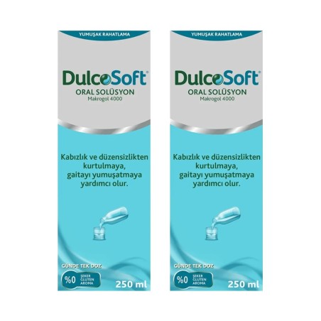 Dulcosoft Oral Solüsyon 250 ml  Aromasız x 2 Adet