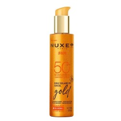 Nuxe Sun Huile Solaire Or Sun Oil -  Altın Işıltılı Bronzlaştırıcı Güneş Koruyucu Yağ Spf50 150 ml