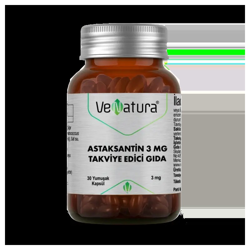 Venatura Astaksantin 3mg 30 Kapsül