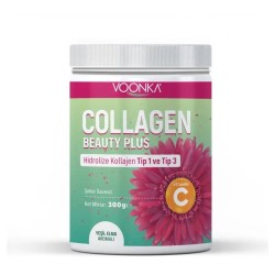 Voonka Collagen Beauty Plus - Yeşil Elma Aromalı - 300gr
