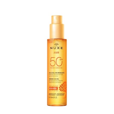 Nuxe Sun Spf 50 Bronzlaştırıcı Yüz ve Vücut Yağı 150 ml