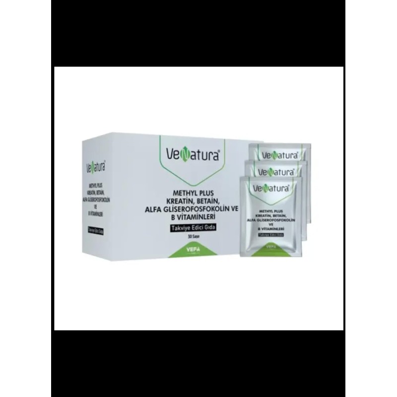 Outlet - Venatura Methyl Plus Kreatin-Betain-Alfa Gliserofosfokolin ve B Vitaminleri 30 Saşe