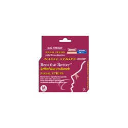 Breathe Better Şeffat Burun Bandı 10 Adet - Medium