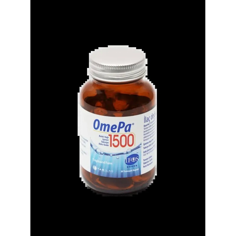 Outlet - OmePa 1500 Balık Yağı İçeren Takviye Edici Gıda 30 Kapsül