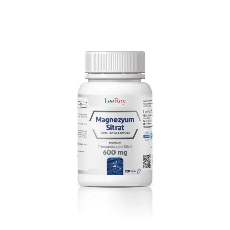 LeeRoy Magnezyum Sitrat 600mg 120 Tablet