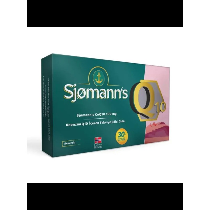 Outlet - Sjomann's Koenzim Q10 100mg 30 Çiğnenebilir Jel Tablet