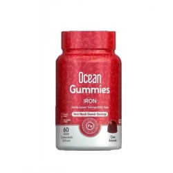 Outlet - Ocean Gummies İron - Demir - 60 Yumuşak Tablet