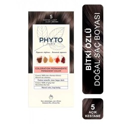 Outlet - Phyto Color Bitkisel Saç Boyası 5 Açık Kestane -Chatain Clair- Yeni Formül