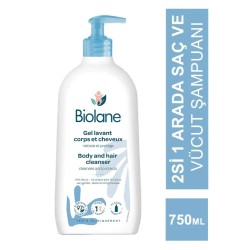 Outlet - Biolane Body and Hair Cleanser - Saç ve Vücut Şampuanı - 750 ml