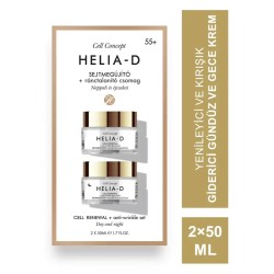 Outlet - Helia-D Cell Concept Yenileyici ve Kırışık Giderici Gündüz ve Gece Krem 55+ 2×50 ml
