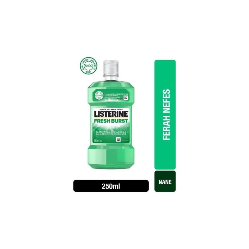 Listerine Fresh Burst 250 ml Ağız Gargarası - Ferah Nefes Listerine Fresh Burst 250 ml Ağız Gargarası - Ferah Nefes