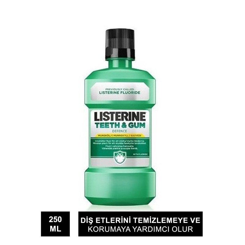 Listerine Teeth & Gum Defence Ağız Gargarası 250 ml - Ferah Nane Listerine Teeth & Gum Defence Ağız Gargarası 250 ml - Ferah Nane