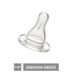 Bebedor Silikon Biberon Emziği Orta Akış 3+Ay -302-