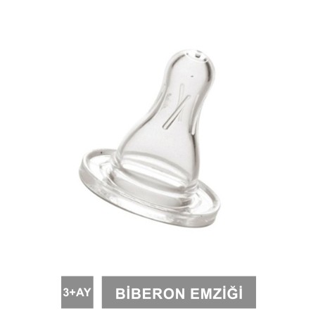 Bebedor Silikon Biberon Emziği Orta Akış 3+Ay -302-