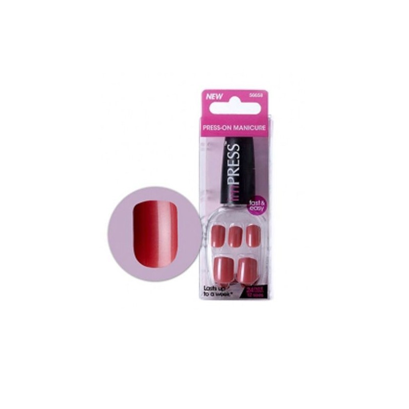 BROADWAY Press-On Manicure 56658 Gül Kurusu Takma Oje