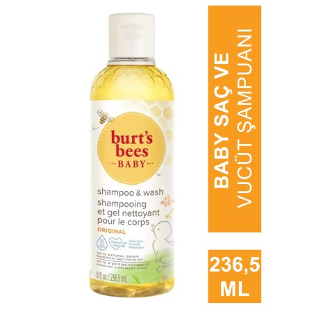 Burts Bees Baby Shampoo & Wash ( Saç & Vücut Şampuanı ) 236,5 ml