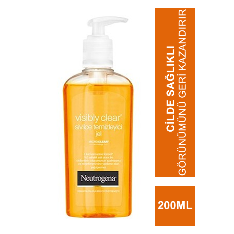 Neutrogena Visibly Clear Sivilce Temizleyici Jel 200 ml Neutrogena Visibly Clear Sivilce Temizleyici Jel 200 ml