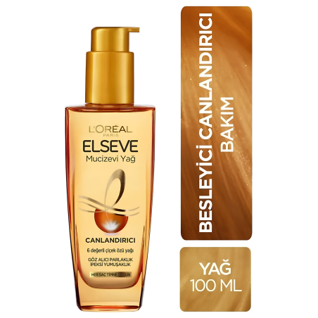 Loreal Paris Elseve Mucizevi Canlandırıcı Bakım Yağı 100 ml - Her Saç Tipi