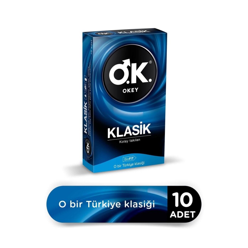 Okey Prezervatif Klasik 10'lu Okey Prezervatif Klasik 10'lu
