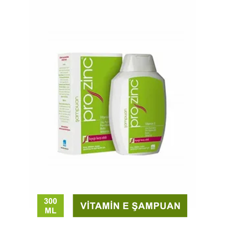 Prozinc Vitamin E Şampuan 300 ml (Kepeğe Karşı Etkili)