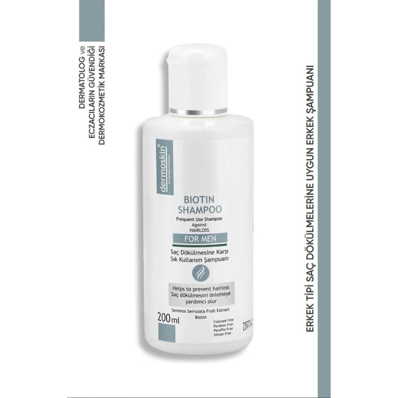 Dermoskin Biotin Şampuan Erkek 200 ml