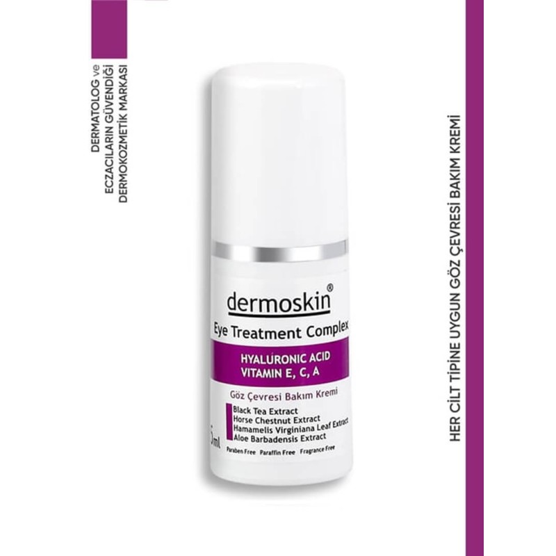 Dermoskin Eye Treatment Complex 15 ml Göz Çevresi Bakım Kremi Dermoskin Eye Treatment Complex 15 ml Göz Çevresi Bakım Kremi