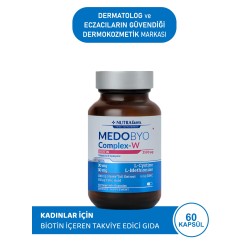 Dermoskin NutraFarm Medobyocomplex-W Biotin 60 Kapsül