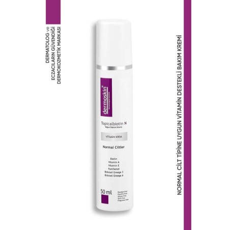 Dermoskin Topicalbiotin T Yoğun Nemlendirici Bakım Kremi 50 ml