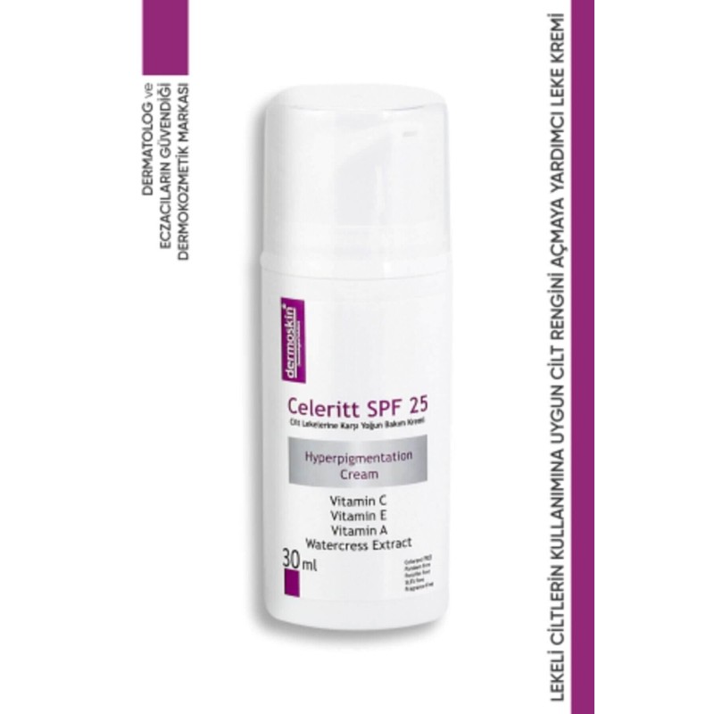 Dermoskin Celeritt SPF 25 Cream 30 ml Bakım Kremi Dermoskin Celeritt SPF 25 Cream 30 ml Bakım Kremi