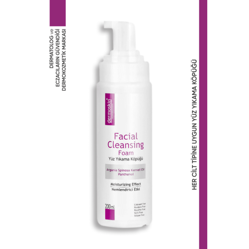 Dermoskin Facial Cleansing Foam 200 ml Yüz Temizleme Köpüğü Dermoskin Facial Cleansing Foam 200 ml Yüz Temizleme Köpüğü
