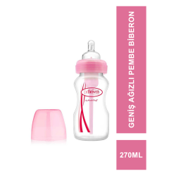 Dr. Brown's Options 91305 Geniş Ağızlı Biberon 270 ml Pembe