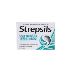 Strepsils Mentollü Boğaz Pastili 24 Pastil