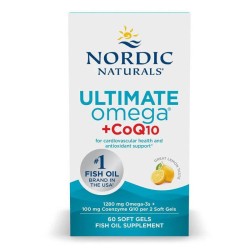 Nordic Naturals Ultimate Omega + CoQ10 60 Soft Gels