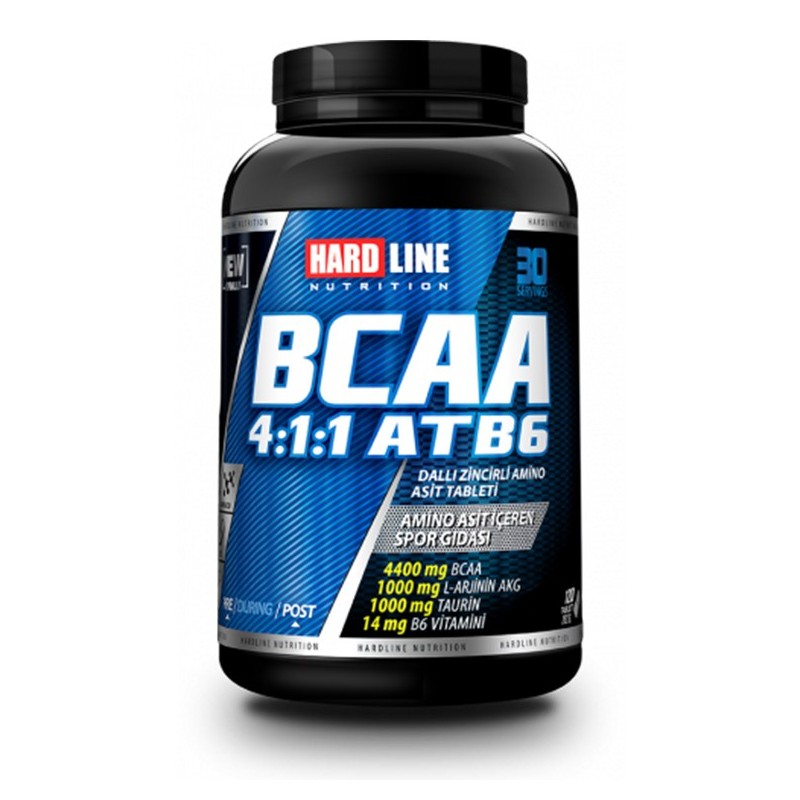 Hardline BCAA 4:1:1 Atb6 120 Tablet Hardline BCAA 4:1:1 Atb6 120 Tablet