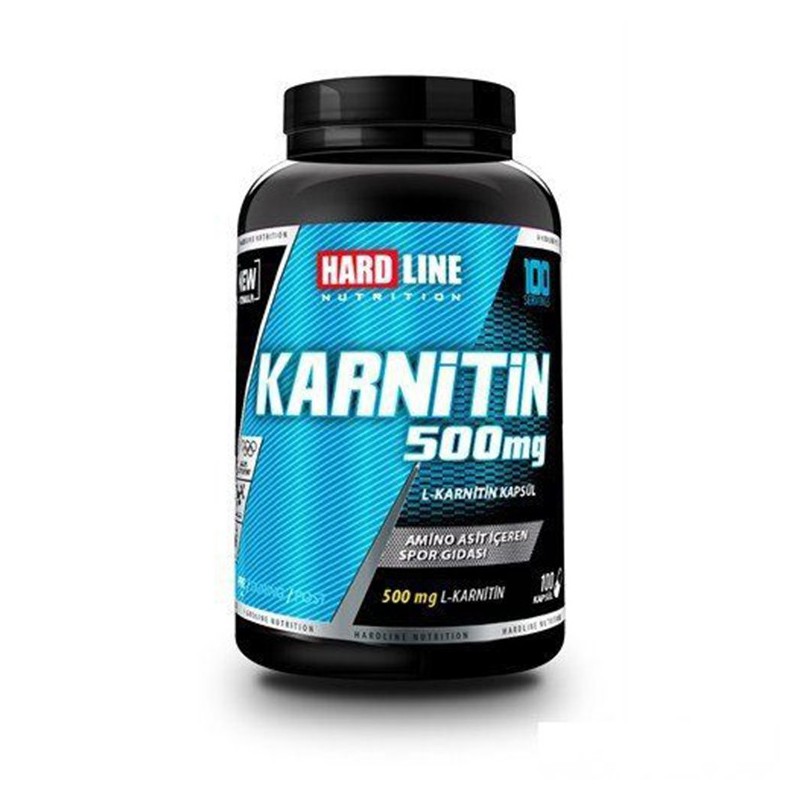 Hardline Nutrition L-Carnitine 500 mg - 100 Kapsül Hardline Nutrition L-Carnitine 500 mg - 100 Kapsül
