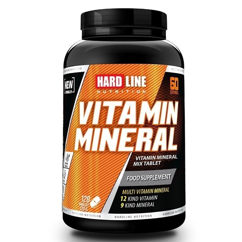 Hardline Vitamin Mineral 120 Tablet Hardline Vitamin Mineral 120 Tablet