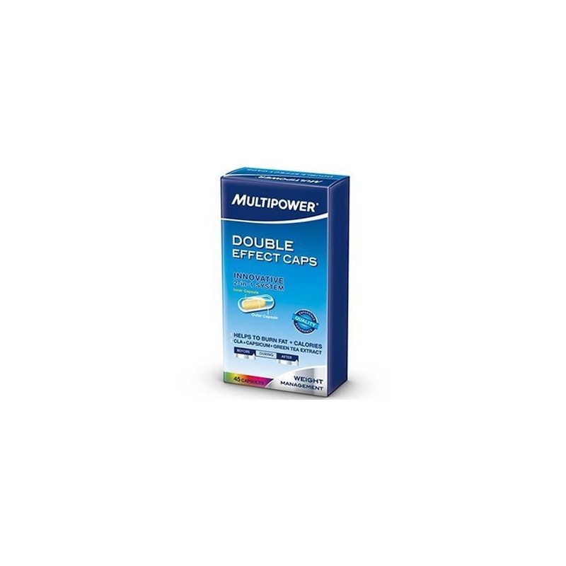 Multipower Double Effect  45 Caps CLA+Biber+YeşilÇay+Chromium