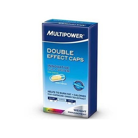 Multipower Double Effect  45 Caps CLA+Biber+YeşilÇay+Chromium